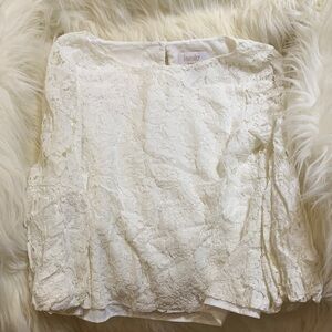 Laundry By Shelli Segal Women's Cream Lace Pencil Skirt